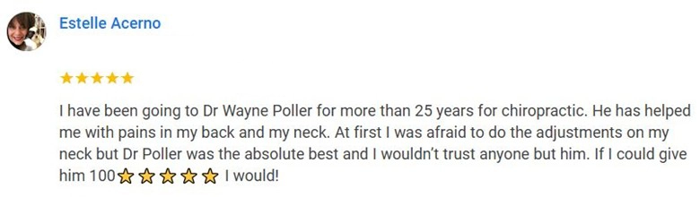 Chiropractic Bergenfield NJ Testimonial